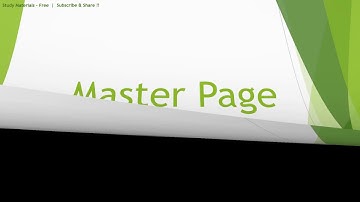 Master Page in ASP.NET part-01 | 786Study Materials