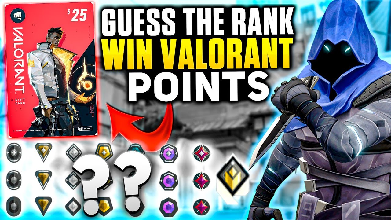 Guess The Ranks & WIN Valorant Points! YouTube