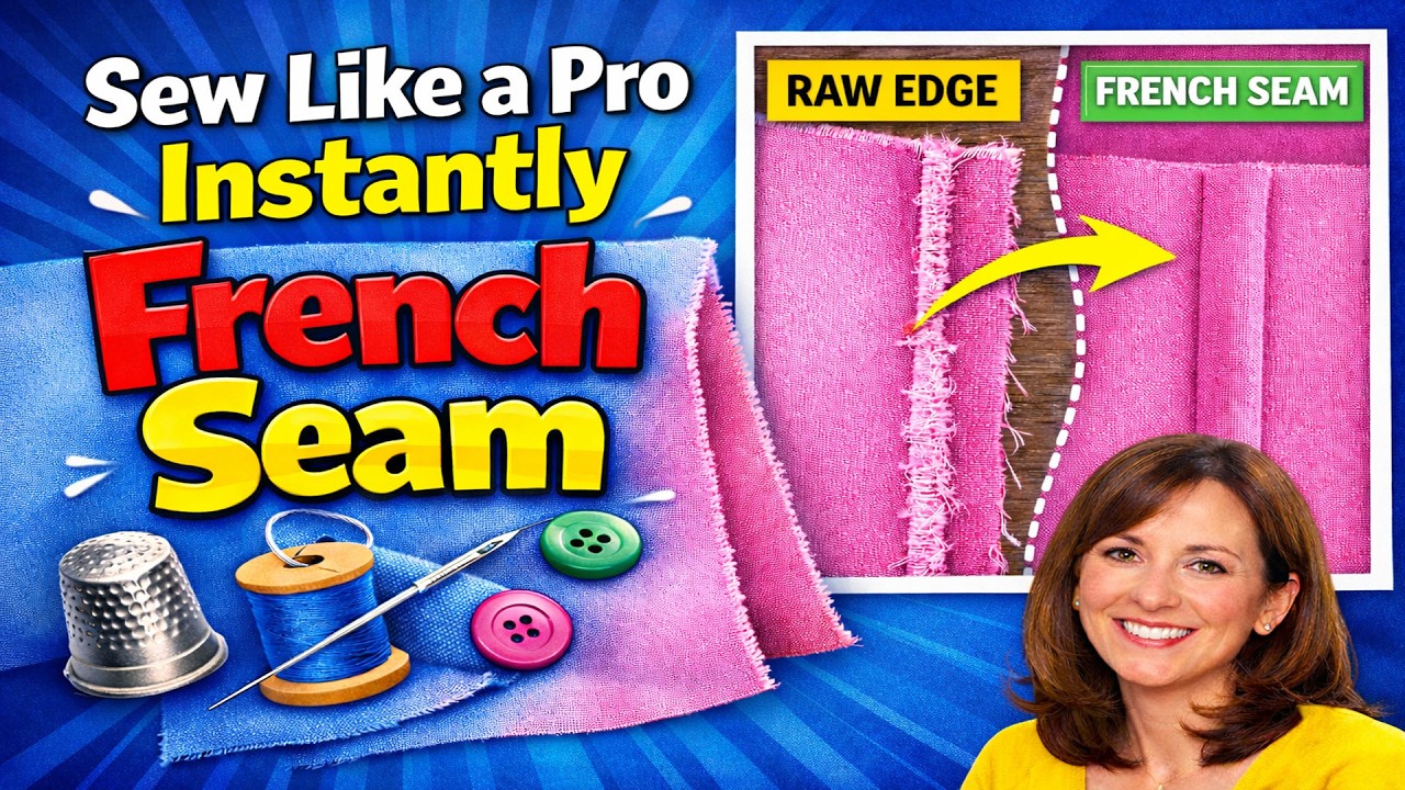 How to Sew A French Seam Perfectly for Beginners - YouTube