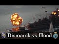 How Did Bismarck Destroy Hood So Quickly? - World War 2 Battles