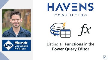 Listing all Functions in the Power Query Editor