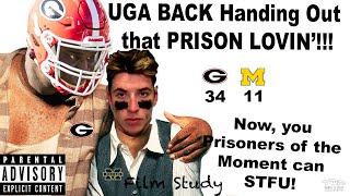 Uh Oh: UGA back handing out that PRISON LOVIN'!!! | Film Study