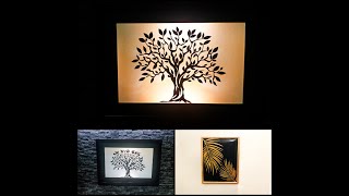 DIY Wall Art | Wall Frame Decoration Idea | Wall Décor |  New Year Home Decoration!!! screenshot 4