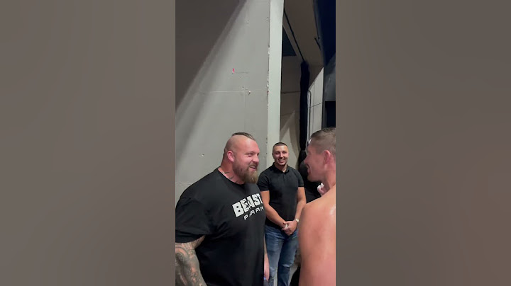 Rico Verhoeven 🤝 Eddie Hall #GLORY100