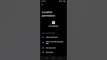 Driver App Background Location Access