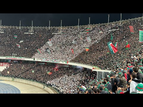 شاهد اداء اغنية كوراج نديرو لانصار مولودية الجزائر اقوى التراس في الجزائر و العرب