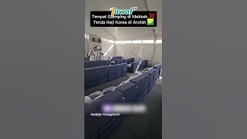 Viral Mewahnya Tenda Jemaah Haji Korea Selatan di Mina