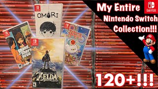 My ENTIRE Nintendo Switch collection!! 120+ Switch Games