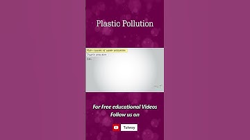 Water Pollution | Causes of Water Pollution | Plastic Pollution | Science #shorts