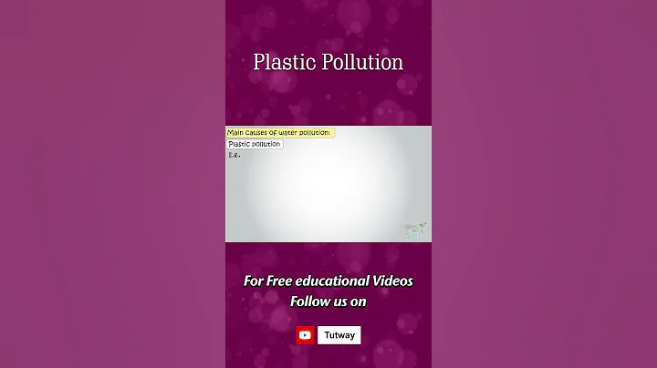 Water Pollution | Causes of Water Pollution | Plastic Pollution | Science #shorts