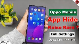 How to APP HIDE in oppo f11,F11 Pro | oppo app hide setting | oppo f11 me app hide kaise kare screenshot 4