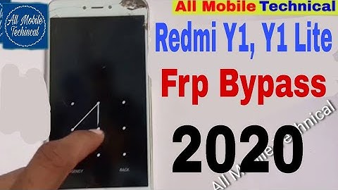 Xiaomi Redmi Y1 Y1 Lite MD16 Or MD16S FRP Bypass Google account unlock (withut PC) Y1 frp bypass
