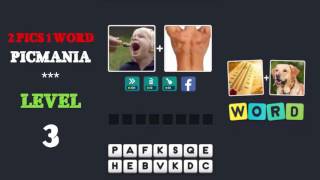 2 Pics 1 Word - PicMania Level 3 - All Answers - Walkthrough screenshot 5