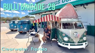 Bulli Brigade 29  VW bus meet Clearwater, Florida Nov.11th 2022