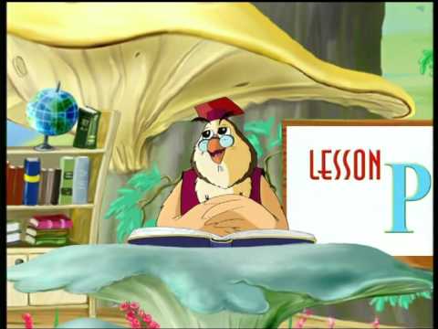 Англійський алфавіт тітоньки Сови Буква P Уроки тетушки Совы 
