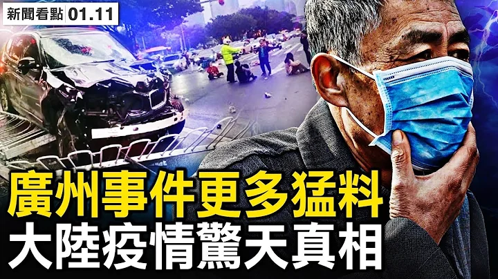 故意衝撞人群，司機是廣東高官家屬？其父親露面發聲；重磅：國產疫藥有反作用，促進感染、重症；8天五位親人離世，這個年過不了了【新聞看點 李沐陽1.11】 - 天天要聞