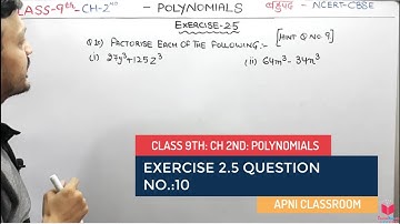 CLASS 9TH MATHS- Q10- EX-2.5 - CH-2- POLYNOMIALS | MATHS CBSE CLASS 9TH NCERT QUESTIONS SOLUTIONS