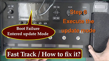 How to fix boot failure on helix line 6 guitar effects