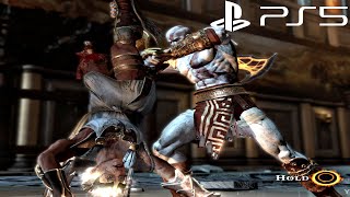 God of War 3 PS5 - HERMES God Boss Fight (4K Ultra HD)