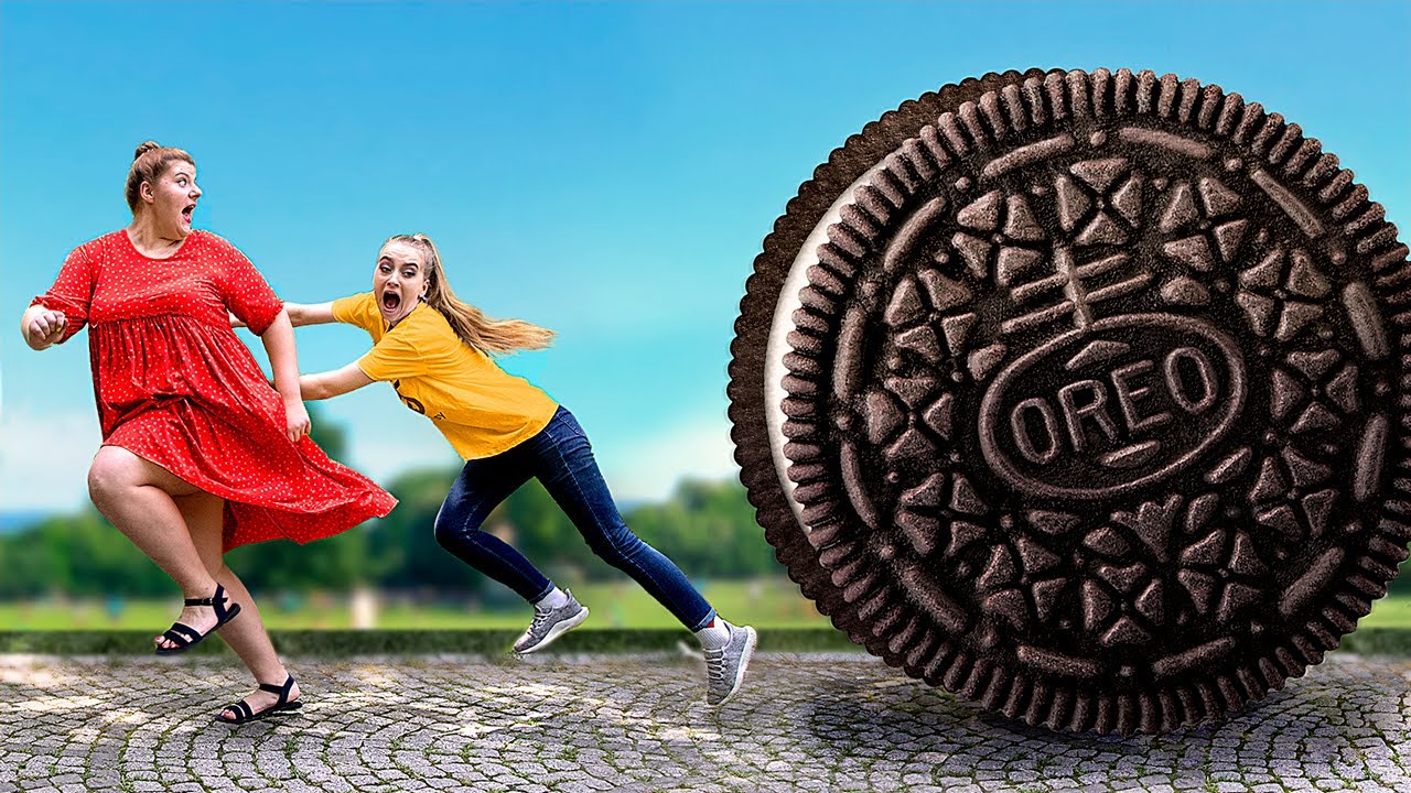 Oreo Raksasa Tantangan Ekstrim 1000 Oreo! / Oreo Raksasa! - YouTube