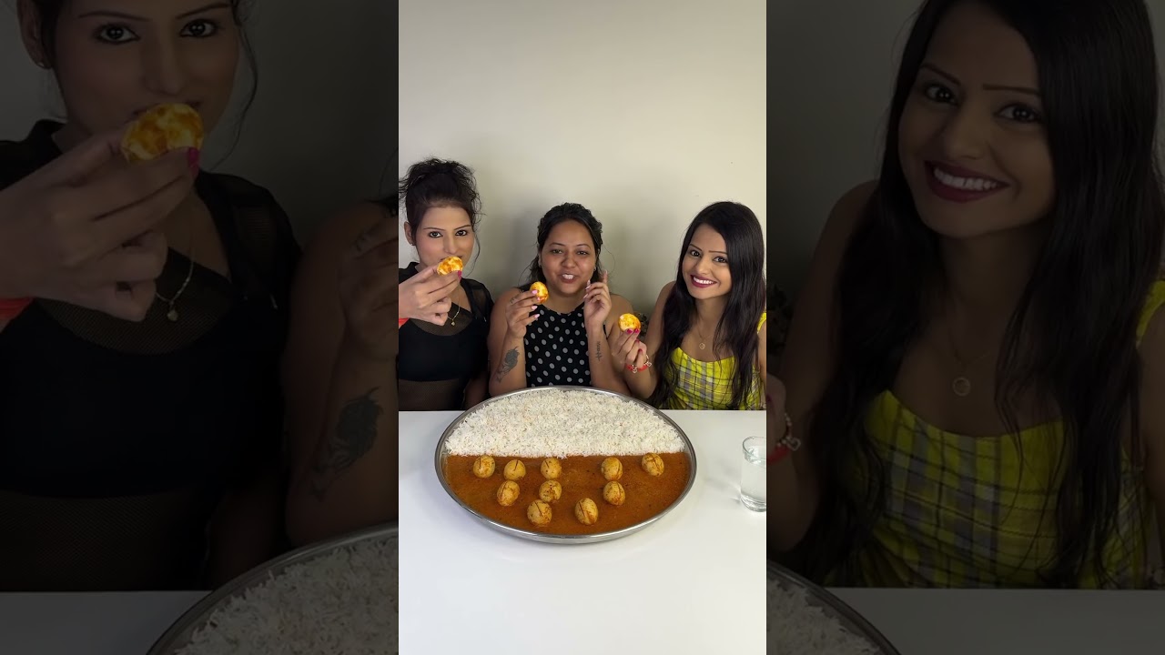 SPICY MASALA EGG EATING CHALLENGE with VIRAL GIRLS😱🔥 