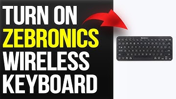 How To Turn On Zebronics Wireless Keyboard (How To Switch On & Connect Zebronics Wireless Keyboard)