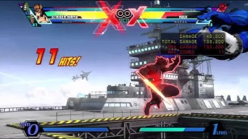 UMvC3 Strider Hiryu X-Factor Level 3 Combos