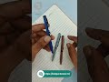 Matt Blue, Gunmetal & Brown Twist Mechanism Ball Pen | Premium Smooth Writing Blue Ink Pen