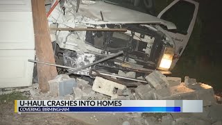 U-HAUL crashes into home