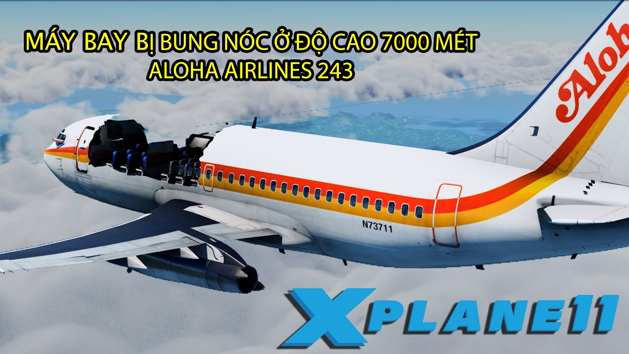 MÁY BAY BỊ RÁCH THÂN Ở ĐỘ CAO 7000 MÉT | ALOHA... - youtube