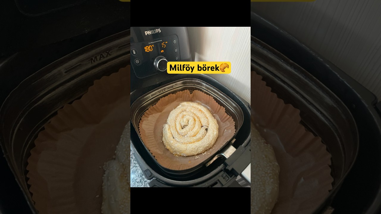 Milföy börek tarifi | milföy hamurundan börek tarifi #airfryer #pratiktarifler #yemektarifleri