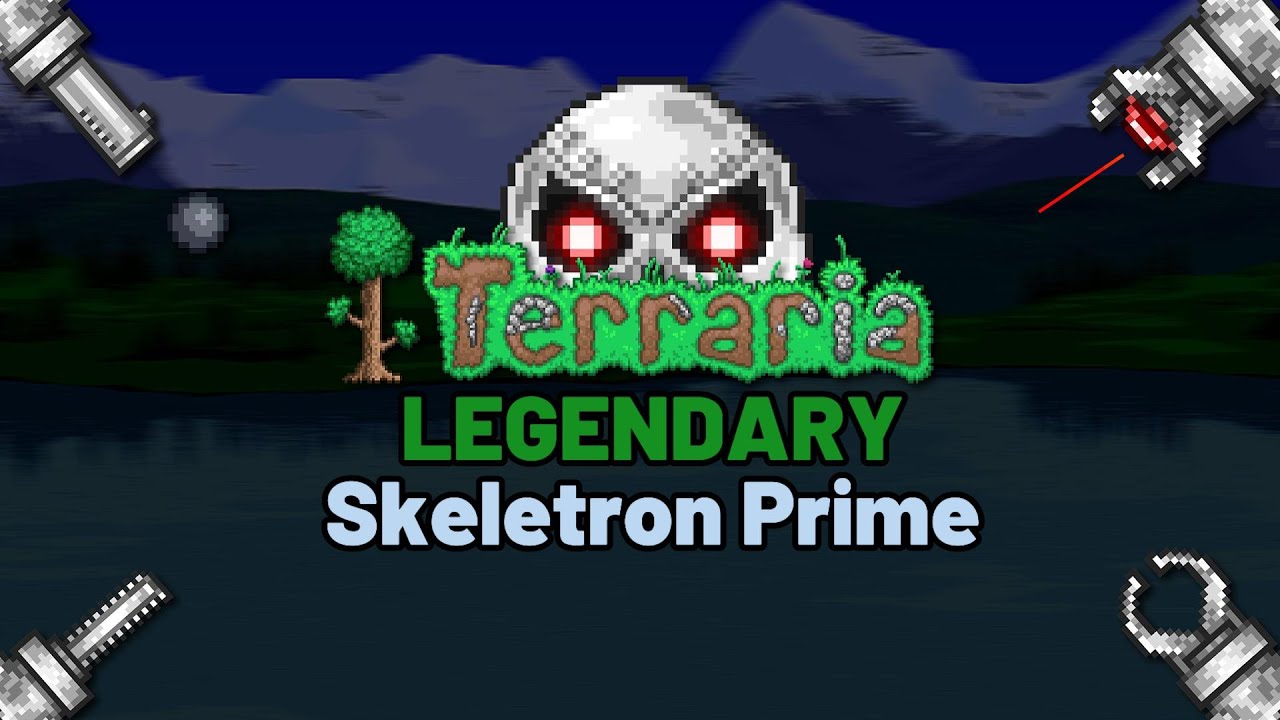 The EASIEST Way to Beat LEGENDARY MODE Skeletron Prime In Terraria!!!