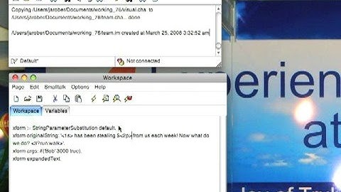 String Parameter Substitution in Smalltalk