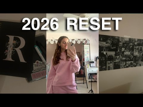 2026 reset vlog (preparing for a new year, vision boarding, etc..)