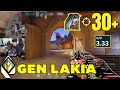 MVP! 30-9 K/D! GEN LAKIA FADE RADIANT RANKED GAMEPLAY