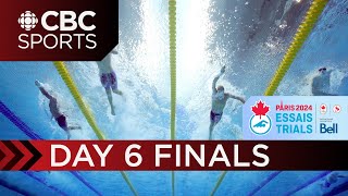 2024 Canadian Olympic & Paralympic Swimming Trials: Finals  Toronto  Day 6 | CBC Sports