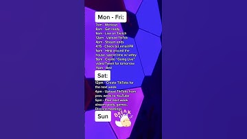 Beginner STREAMING TIPS - My Schedule To Create Content For Twitch, YouTube, & TikTok