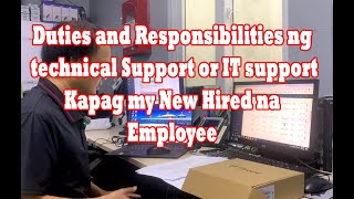 Network Engineer Life | Mga Basic ginagawa ng Tech Support sa Office kapag my New Hired sa Company?