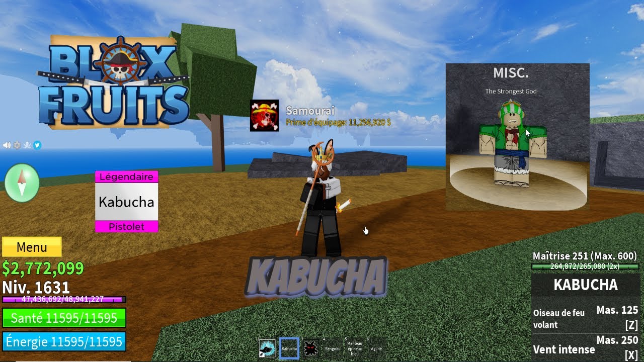 comment avoir kabucha (Blox Fruit) YouTube