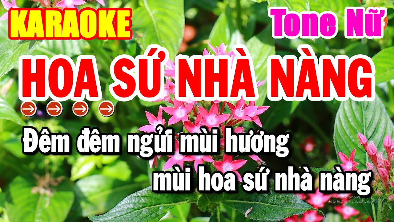 Karaoke Hoa Sứ Nhà Nàng Tone Nữ Nhạc Sống Bolero Dễ Hát Nhất | Hải Tiên