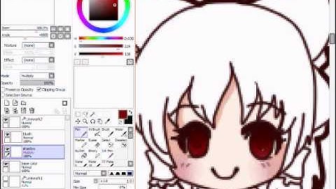 How to draw with a mouse using Sai