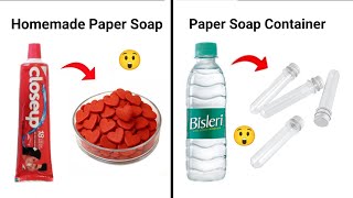 Homemade paper soap making kit/homemade paper soap/How to make paper soap/paper soap making/#soap