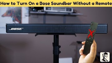 How to Turn On a Bose Soundbar Without a Remote – EASY Fix!