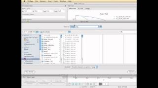 RAW Software Demo 1: loading and plotting profiles