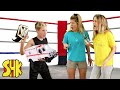 WWE Slambulance! Transforming into SuperStars | SuperHeroKids