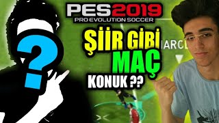 NET OLARAK PES 19 MOBİLEDEN ZEVK ALMAK !! ŞİİR GİBİ BİR MAÇ(Sürpriz Konuk)