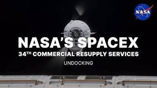 SpaceX Dragon CRS-34 Undocking from the ISS (Live commentary)