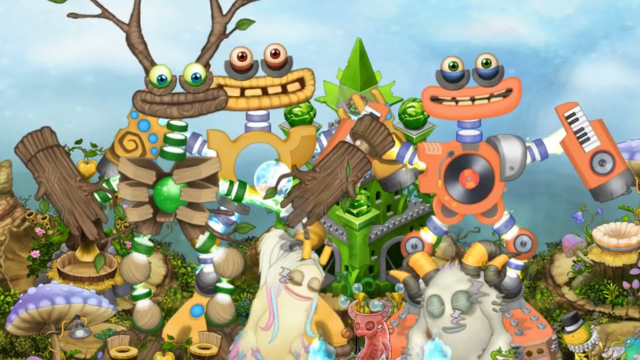 Stream Plant Island FULL SONG Wubbox Shugabush Ghazt My Singing Monsters HD  Audio Paradise Castle by LodeB7