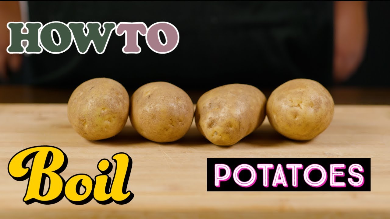 How To Boil Potatoes Perfectly Every Time Easy Simple - YouTube