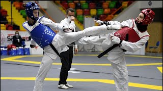 Zeliha Ağrıs (Ankara) Saliha Küçüksolak (Konya) Büyükler Türkiye Taekwondo Şamp. 53 kg Final 2022